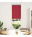 vidaXL Roller Blind Blackout Red 45x150 cm Fabric Width 40.7 cm Polyester