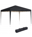 3 x 3m Garden Pop Up Gazebo Marquee Party Tent Wedding Canopy Black