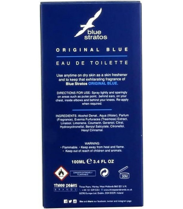 Blue Stratos Eau De Toilette Spray 100ml