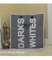 DOUBLE Laundry Bag with Metal Handles DARK GREY