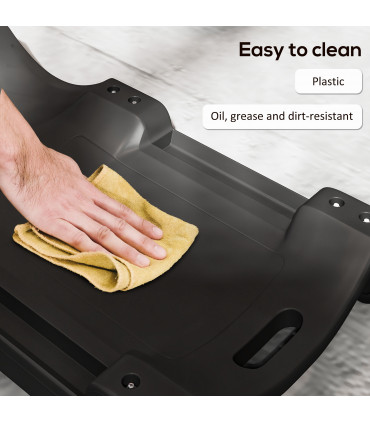 DURHAND Mechanic Vehicle Creeper Rolling Moulded Workshop Garage Assistance