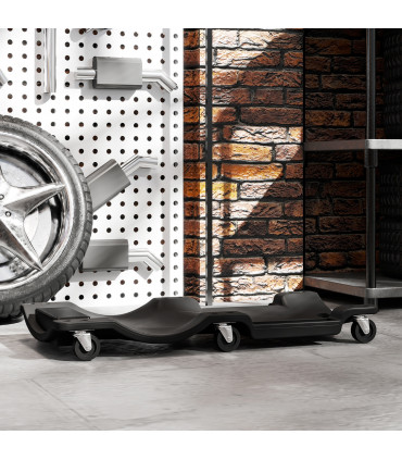 DURHAND Mechanic Vehicle Creeper Rolling Moulded Workshop Garage Assistance