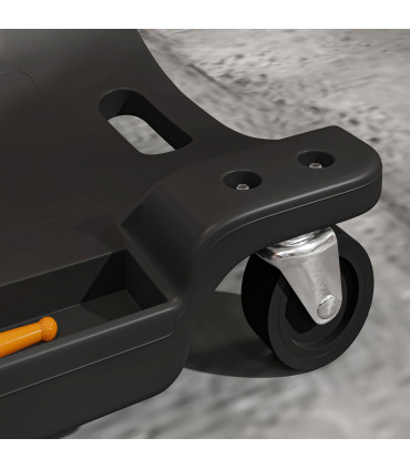 DURHAND Mechanic Vehicle Creeper Rolling Moulded Workshop Garage Assistance