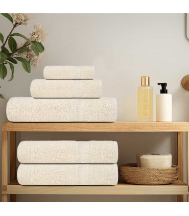 vidaXL Guest Towels 10 pcs Cream 30x50 cm 360 gsm 100% Cotton