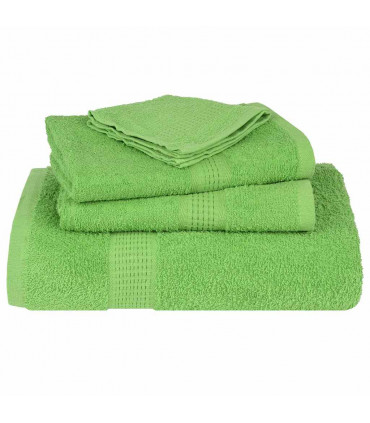 vidaXL Guest Towels 10 pcs Apple Green 30x50 cm 360 gsm 100% Cotton