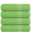 vidaXL Hand Towels 4 pcs Apple Green 50x100 cm 360 gsm 100% Cotton
