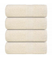 vidaXL Guest Towels 4 pcs Cream 30x50 cm 360 gsm 100% Cotton
