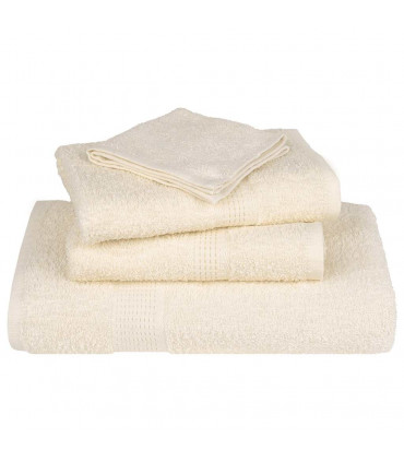 vidaXL Guest Towels 4 pcs Cream 30x50 cm 360 gsm 100% Cotton