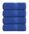 vidaXL Guest Towels 4 pcs Blue 30x50 cm 360 gsm 100% Cotton