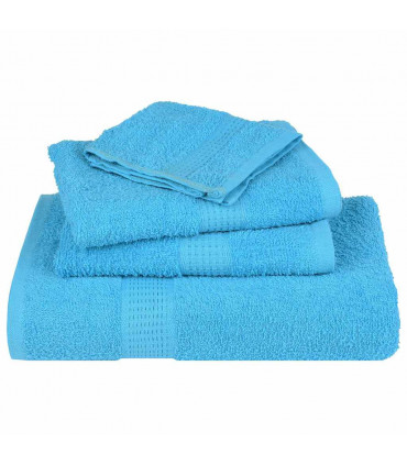 vidaXL Guest Towels 10 pcs Turquoise 30x50 cm 360 gsm 100% Cotton