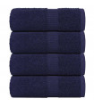 vidaXL Guest Towels 4 pcs Navy Blue 30x50 cm 360 gsm 100% Cotton