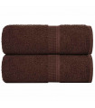 vidaXL Guest Towels 2 pcs Brown 30x50 cm 360 gsm 100% Cotton