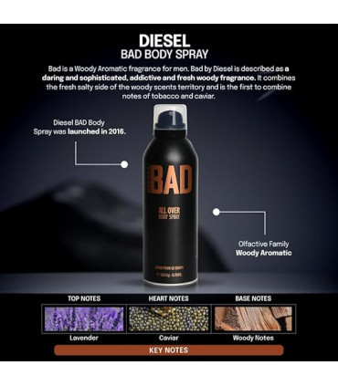 Diesel Bad Body Spray 200ml
