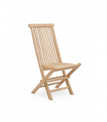 89CM FOLDING TEAK CHAIR