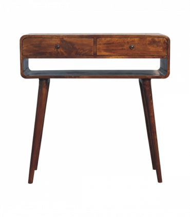 Artisan Furniture Solid Wood Sonata Chestnut Console Table