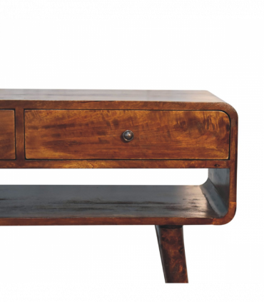 Artisan Furniture Solid Wood Sonata Chestnut Console Table