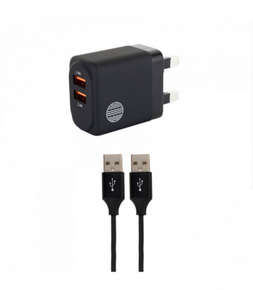 Our Pure Planet (Harry Kane's ECO Brand) - 24W Dual USB-A Wall Charger (UK port)