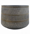 29cm x 43cm Large Maral Planter with Etching Composite Plant Pot