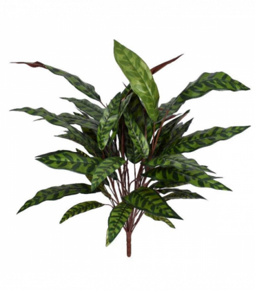 90cm Fire Retardant Artificial Peacock Foliage Bush