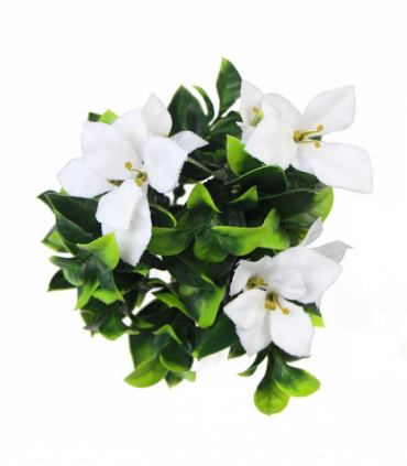 30cm UV Resistant White Flower Bush Artificial