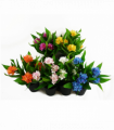 6x 18cm Artificial Freesia Plants in Assorted Colours Flowering