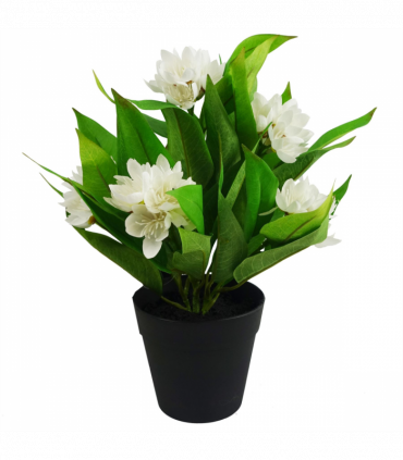3x 18cm Artificial Freesia Plants Pink, White, Blue Flowering