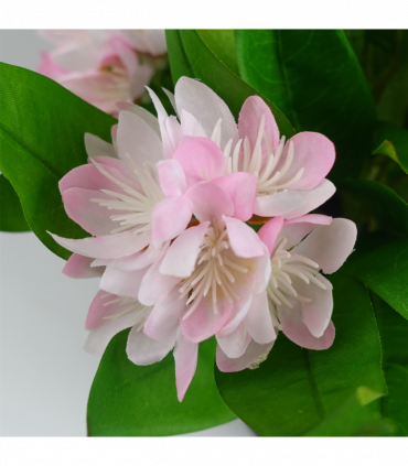 3x 18cm Artificial Freesia Plants Pink, White, Blue Flowering