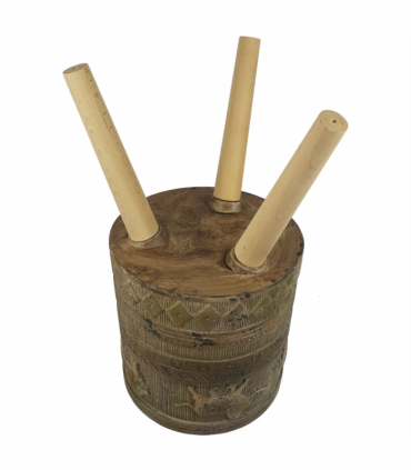 55cm x 29cm Jungle Planter with Legs Embossed Lion Elephant Large