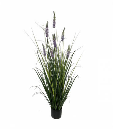 125cm Artificial Lavender Grass with Pot