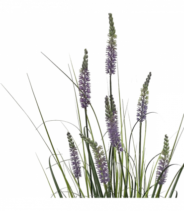125cm Artificial Lavender Grass with Pot