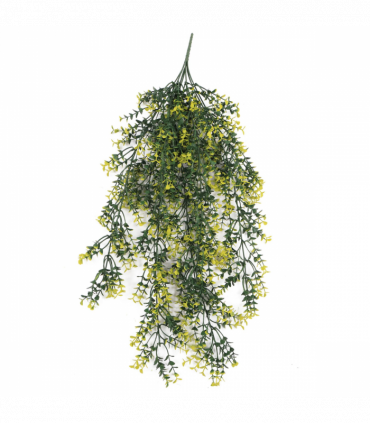Hanging UV and Fire Resistant Artificial Variegated Plant 76cm