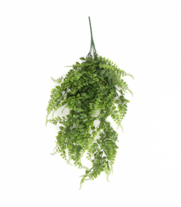 Pack of 6 x Hanging UV and Fire Resistant Artificial Green Pothos Plant 85cm