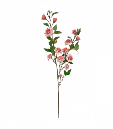 Pack of 6 x 90cm Artificial Pink Rose Stem