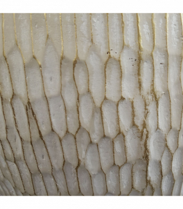 43cm Inoke Embossed Large Stone Colour Composite Planter Plant Pot