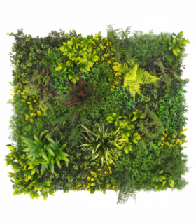100cm UV Green Wall - Spring Foliage Artificial