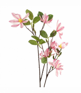 100cm Pink Magnolia Floral Spray Artificial