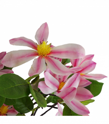 100cm Pink Magnolia Floral Spray Artificial