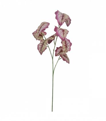 Pack of 6 x 85cm Artificial Purple Leaf Foliage