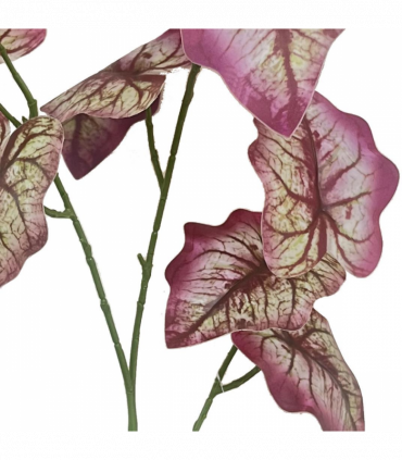 Pack of 6 x 85cm Artificial Purple Leaf Foliage