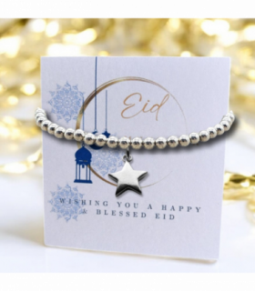 Eid Mubarak Star Bracelet | Gift for Sister, Mum, Gran, Best Friend