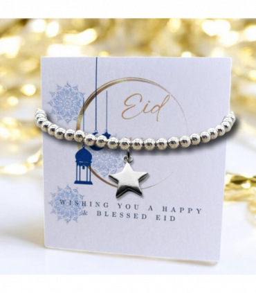 Eid Mubarak Star Bracelet | Gift for Sister, Mum, Gran, Best Friend