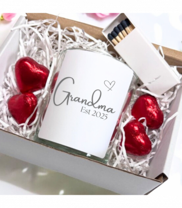 Grandma Est. 2025 Candle Gift Set |