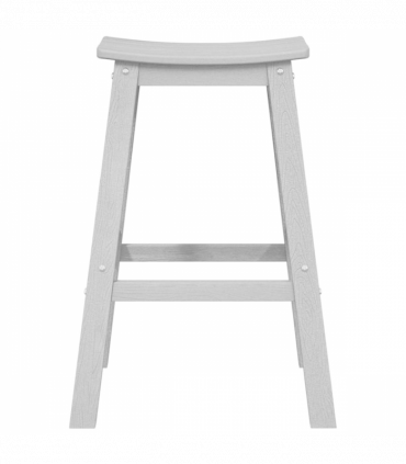 vidaXL Garden Bar Set 4 pcs Light grey HDPE