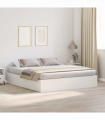 vidaXL Bed Frame White 200 x 200 x 31.5 cm Engineered wood