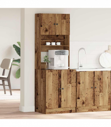 vidaXL Kitchen Cabinet Old wood 60 x 50 x 180 cm Engineered wood