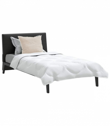 vidaXL Duvet with Pillow 2 pcs White 155 x 220 cm Microfibre