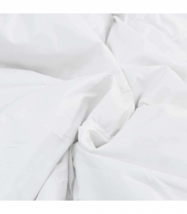 vidaXL Duvet with Pillow 2 pcs White 155 x 220 cm Microfibre