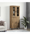 vidaXL Highboard 2 pcs Artisan oak 69.5 x 34 x 180 cm Engineered wood
