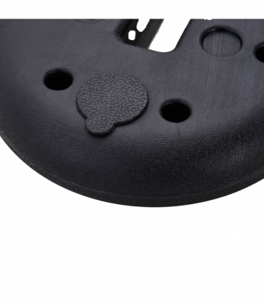 Gazebo Tent Canopy Weight Sand Fillable Strong Plastic Durable Black 25 x 6Hcm