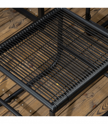 11-PC Rattan Dining Set, 10-seater Table & Chair Sets w/ Space-saving Design